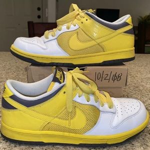 Nike dunk Low white/trail yellow